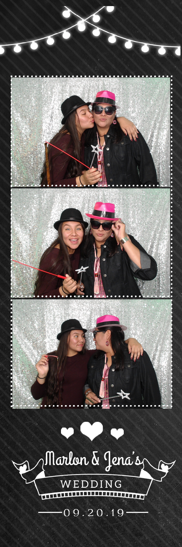 Jena and Marlon's Wedding | View more photos from the event at gallery.photoboothbillings.com/u/PhotoBoothBillings/Jena-and-Marlons-Wedding